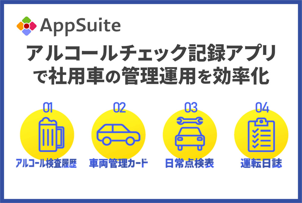 アルコールチェックアプリのご紹介