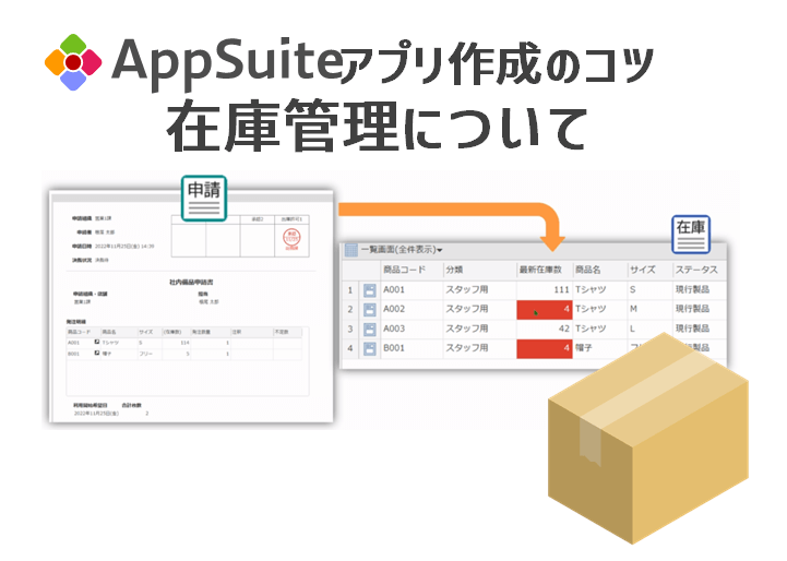 【アプリ作成のコツ】在庫管理について