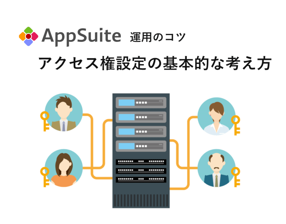 【AppSuite運用のコツ】アクセス権設定の基本的な考え方